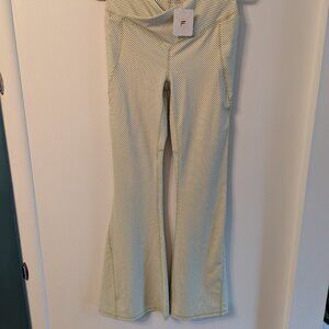 Fabletics High-Waisted Crossover Flare, Size Medium